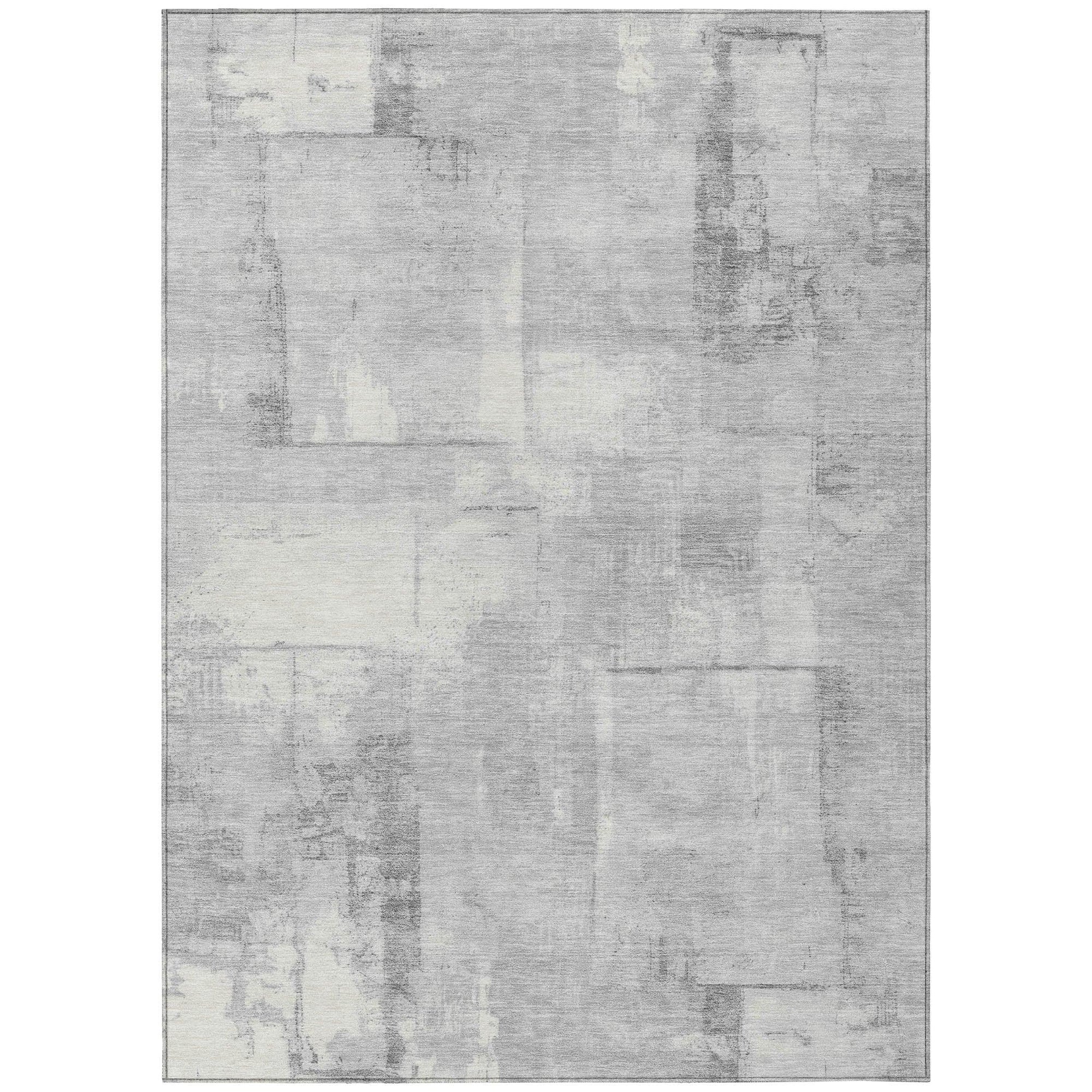Addison Rugs Galanor Gray Washable Indoor-Outdoor Rug