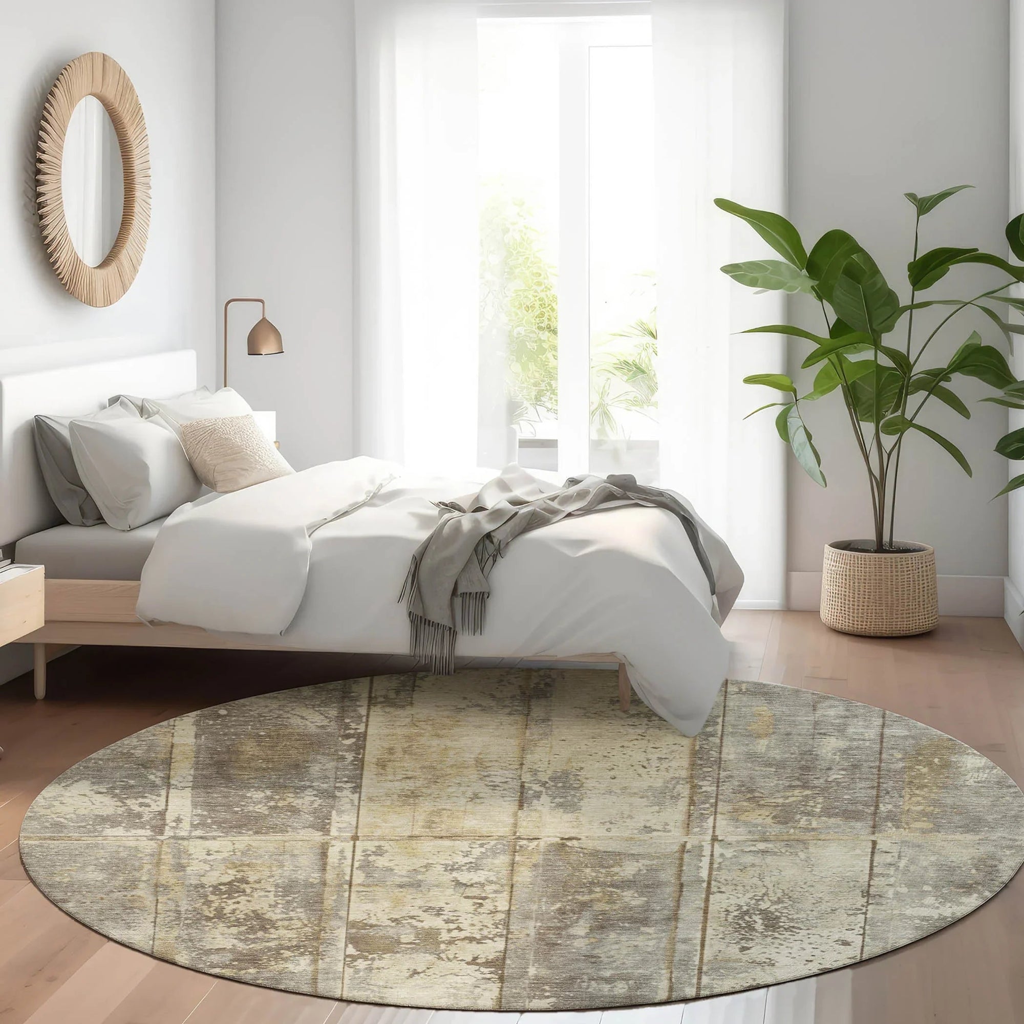 Addison Rugs Galara Beige Washable Indoor-Outdoor Rug