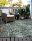 Addison Rugs Galara Green Washable Indoor-Outdoor Rug