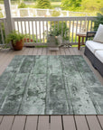 Addison Rugs Galara Green Washable Indoor-Outdoor Rug