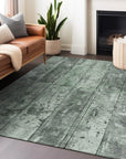 Addison Rugs Galara Green Washable Indoor-Outdoor Rug