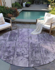 Addison Rugs Galara Purple Washable Indoor-Outdoor Rug