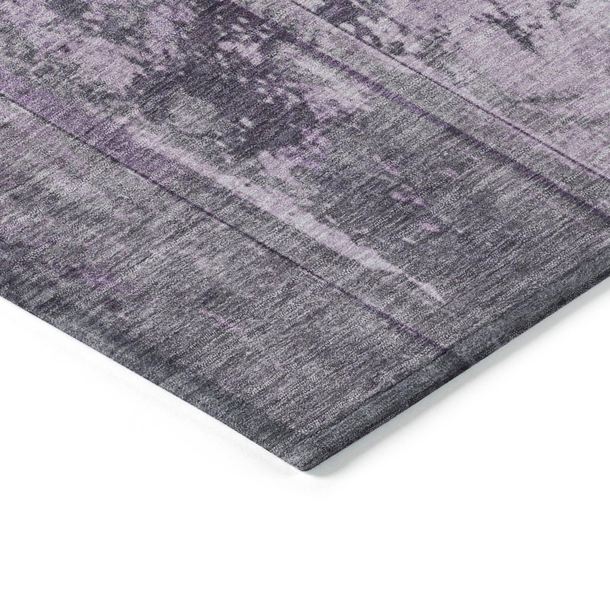 Addison Rugs Galara Purple Washable Indoor-Outdoor Rug