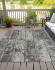 Addison Rugs Galara Brown Washable Indoor-Outdoor Rug