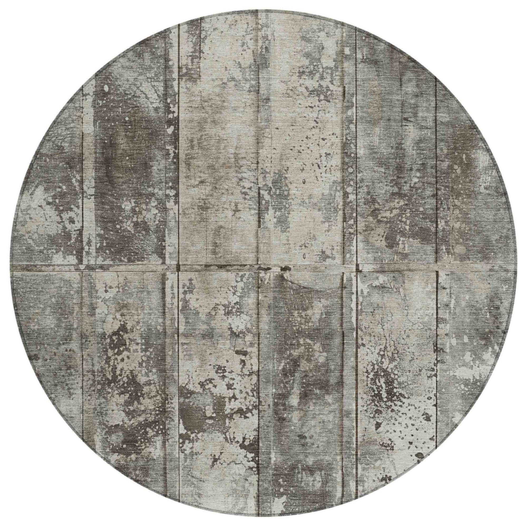 Addison Rugs Galara Brown Washable Indoor-Outdoor Rug