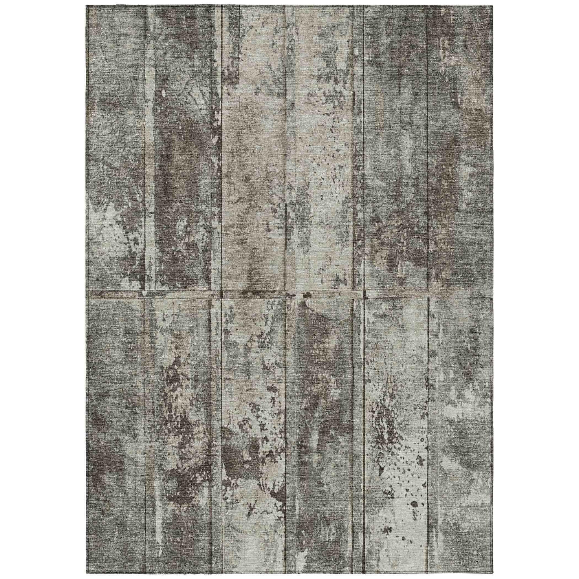 Addison Rugs Galara Brown Washable Indoor-Outdoor Rug
