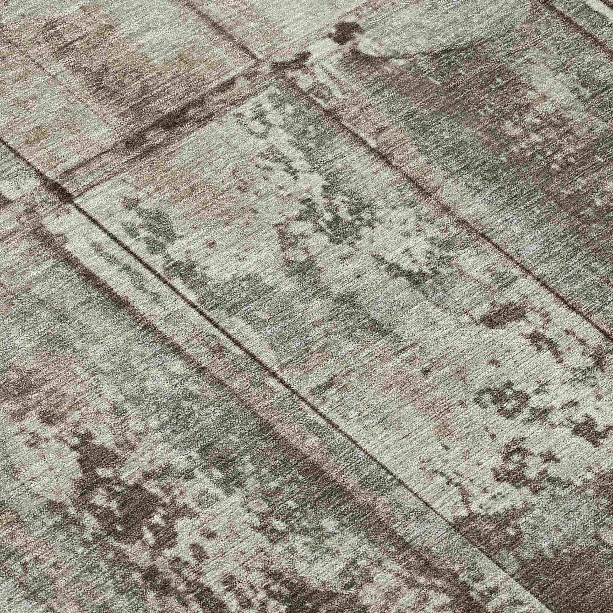 Addison Rugs Galara Brown Washable Indoor-Outdoor Rug