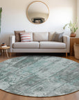 Addison Rugs Galara Teal Washable Indoor-Outdoor Rug