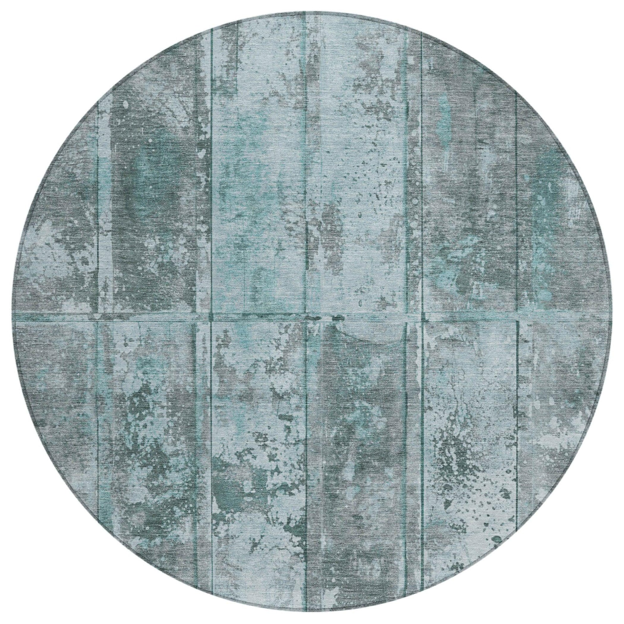 Addison Rugs Galara Teal Washable Indoor-Outdoor Rug