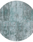 Addison Rugs Galara Teal Washable Indoor-Outdoor Rug
