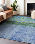 Addison Rugs Galaris Blue Washable Indoor-Outdoor Rug