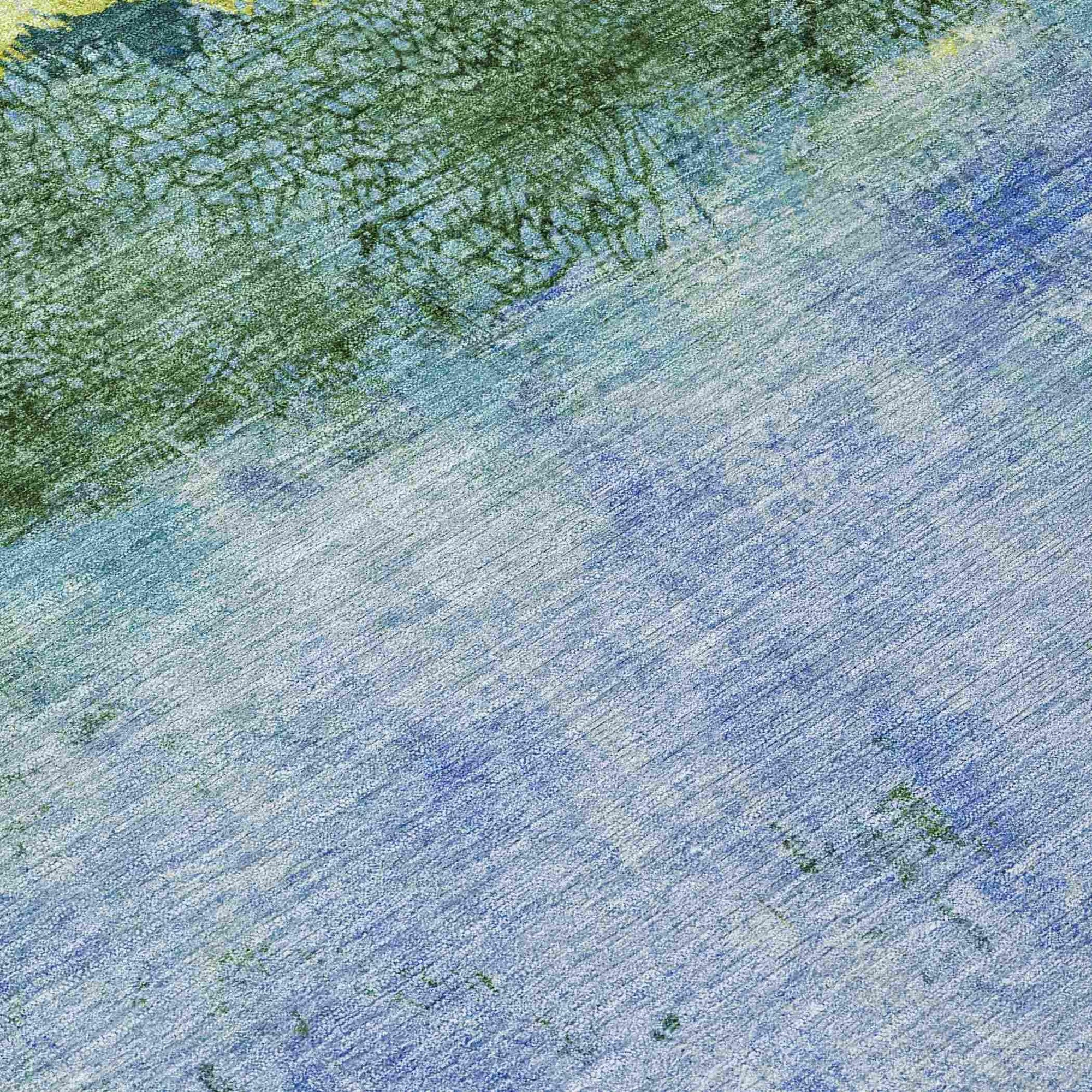 Addison Rugs Galaris Blue Washable Indoor-Outdoor Rug