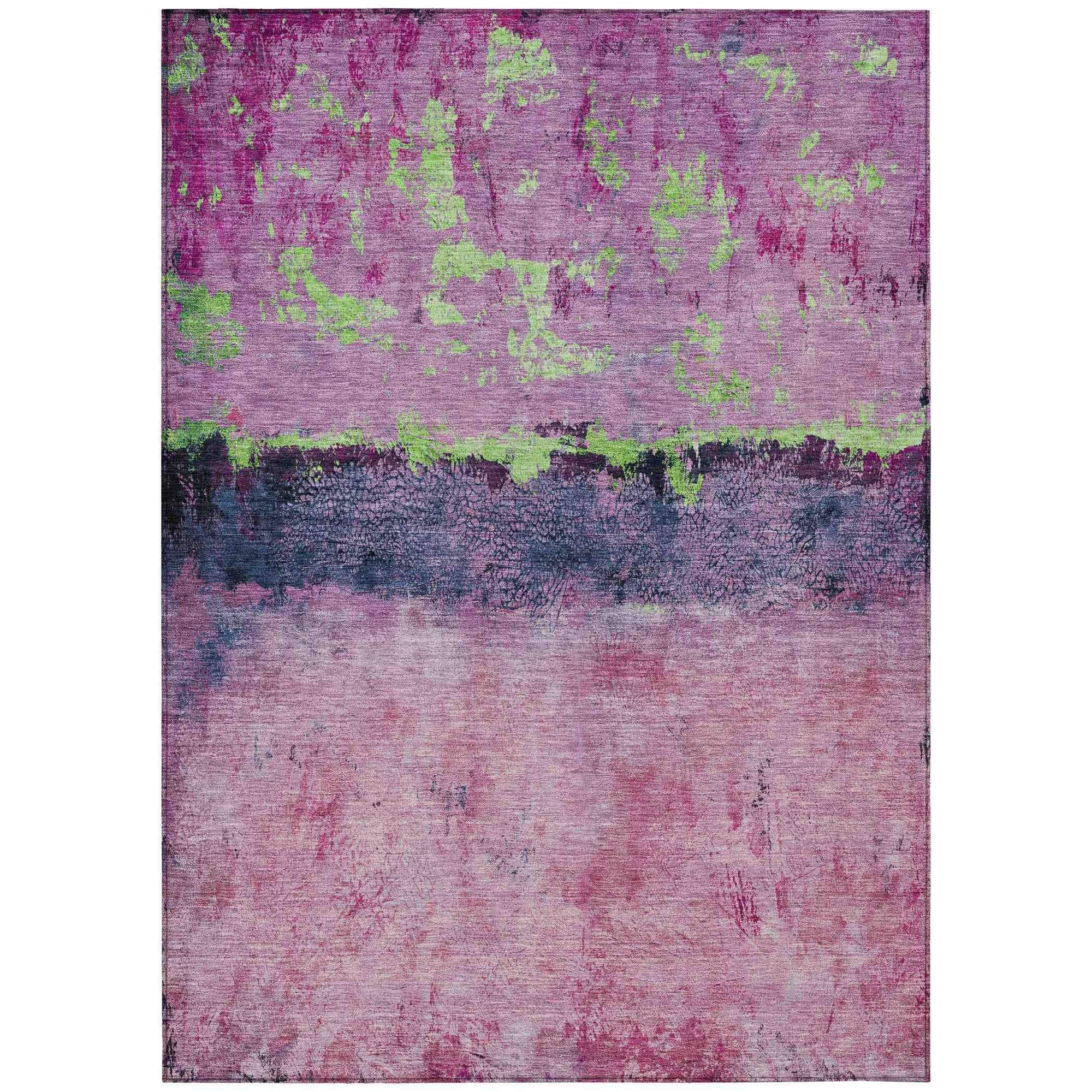 Addison Rugs Galaris Pink Washable Indoor-Outdoor Rug