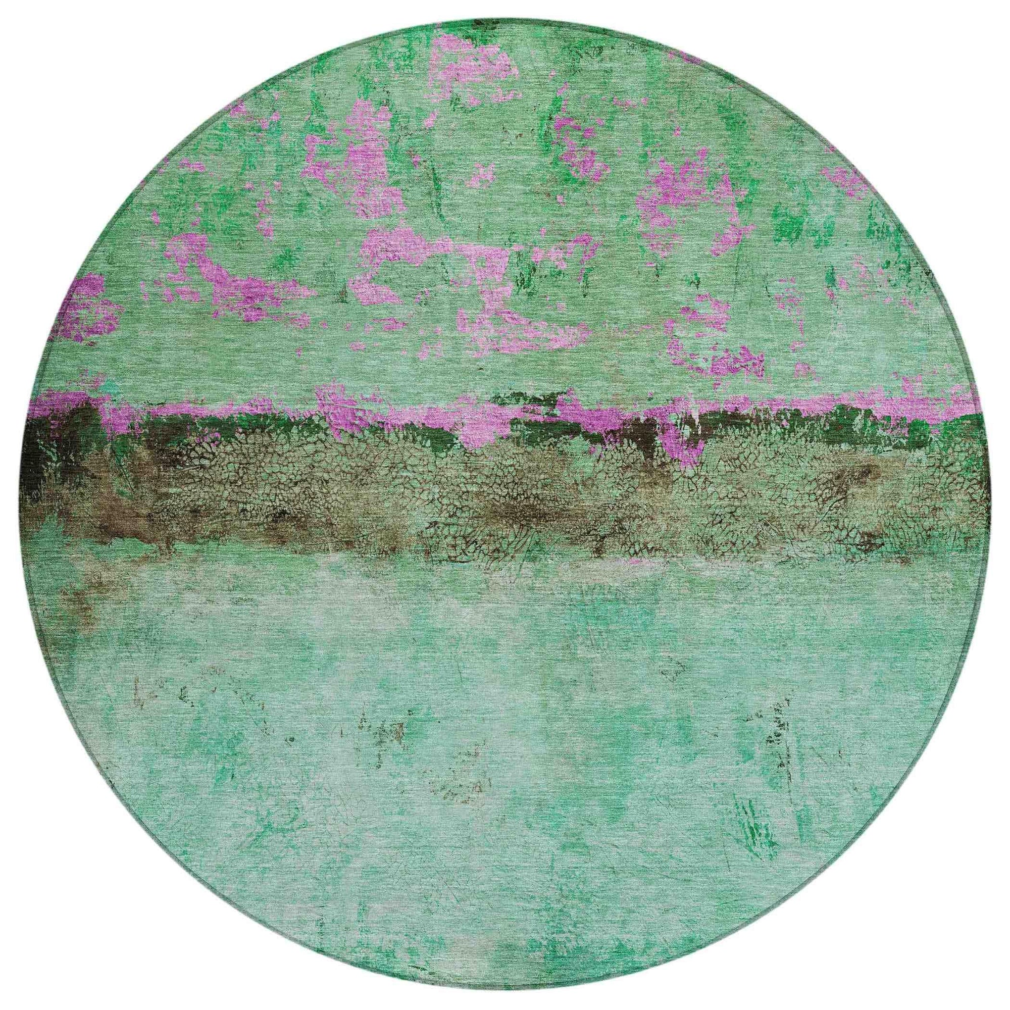 Addison Rugs Galaris Green Washable Indoor-Outdoor Rug