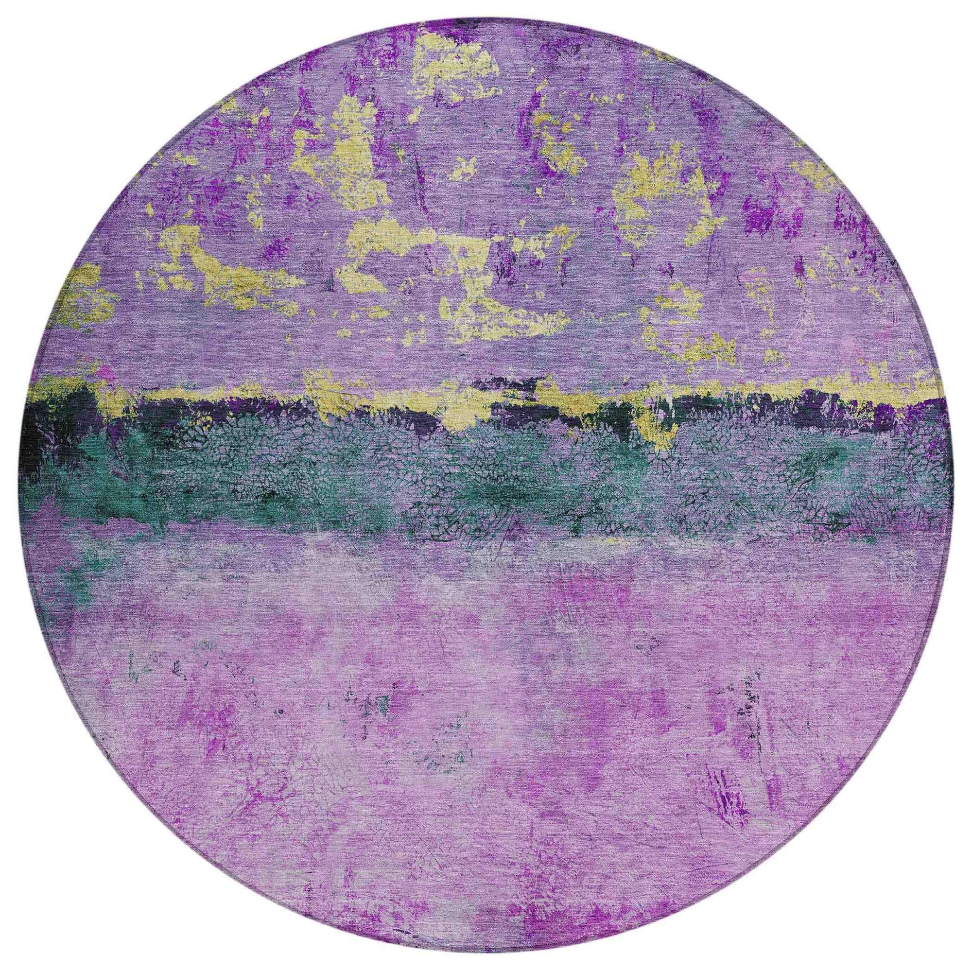 Addison Rugs Galaris Plum Washable Indoor-Outdoor Rug