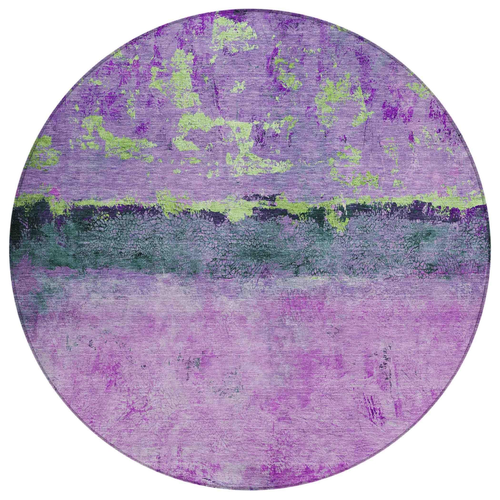 Addison Rugs Galaris Purple Washable Indoor-Outdoor Rug