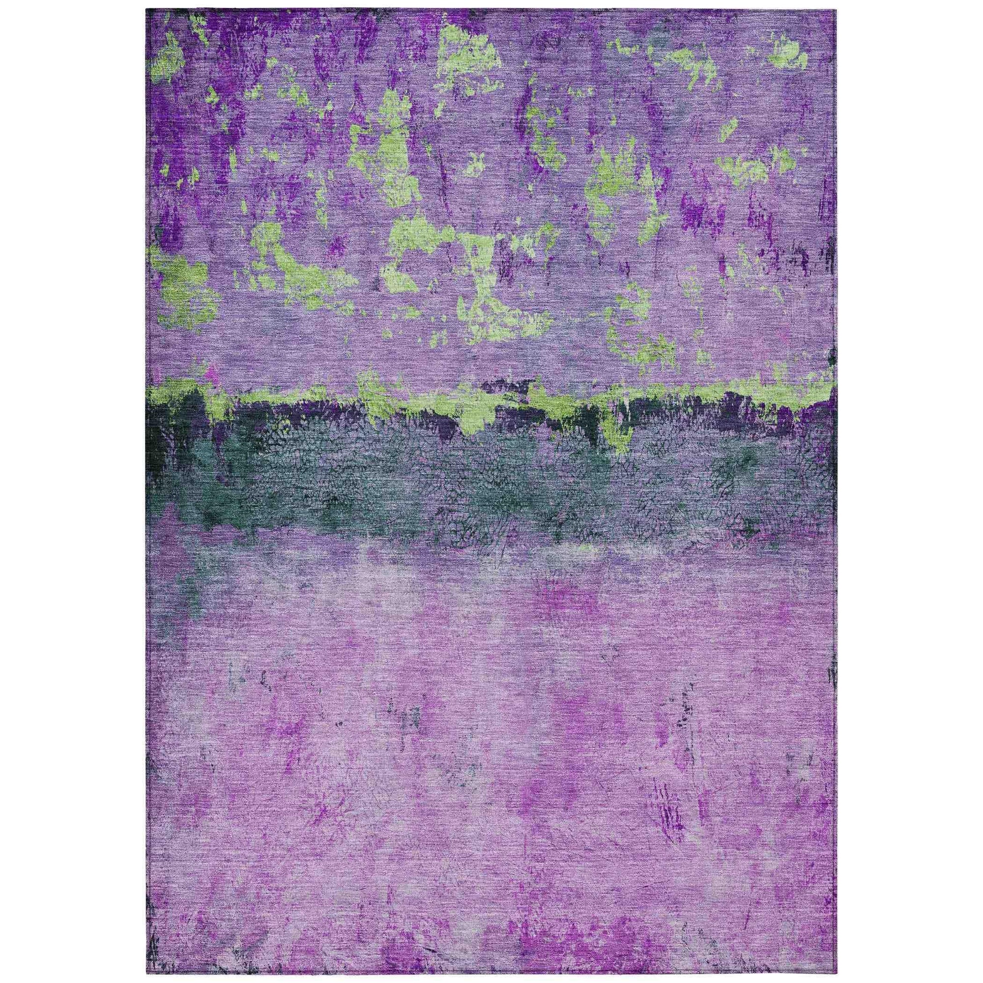 Addison Rugs Galaris Purple Washable Indoor-Outdoor Rug