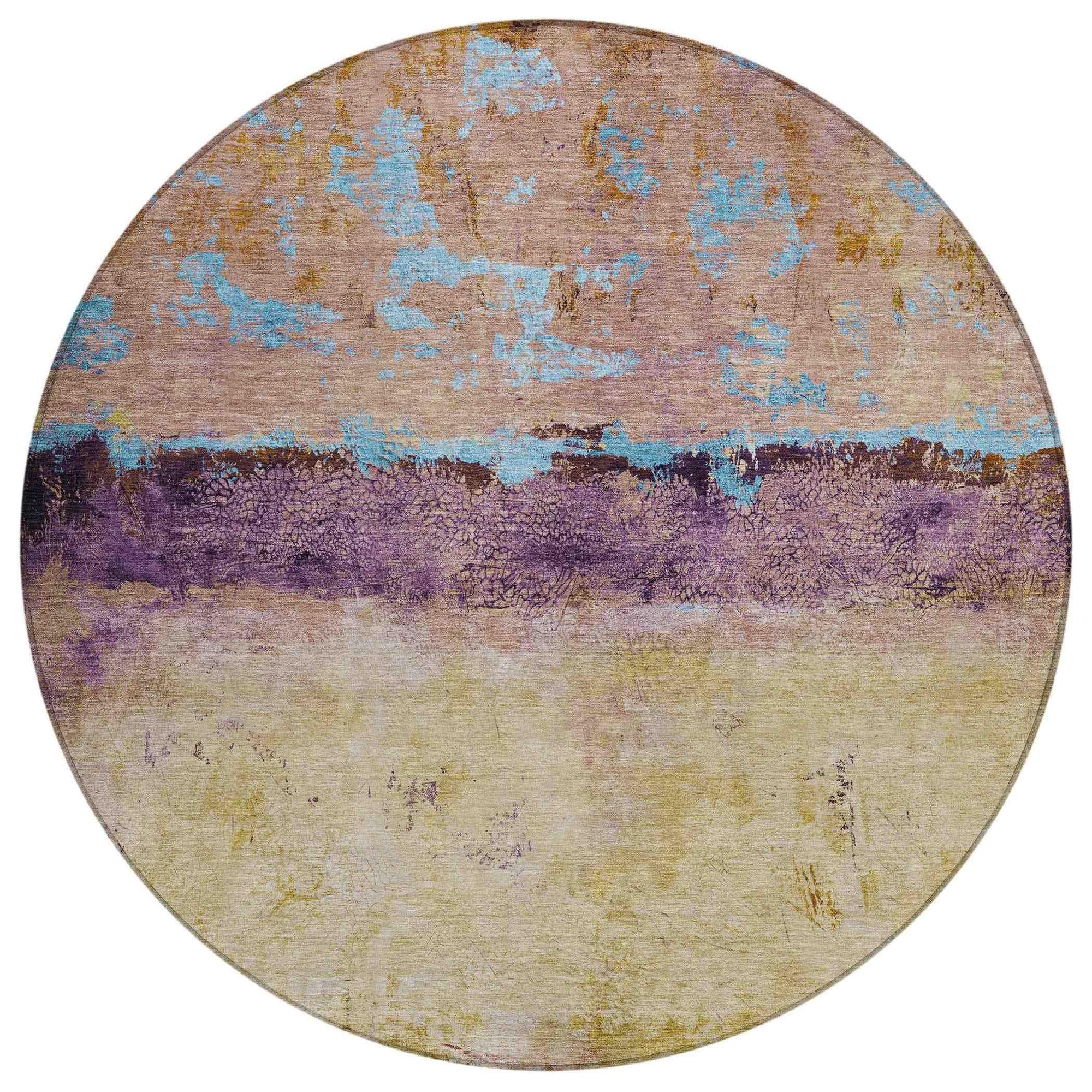 Addison Rugs Galaris Orange Washable Indoor-Outdoor Rug