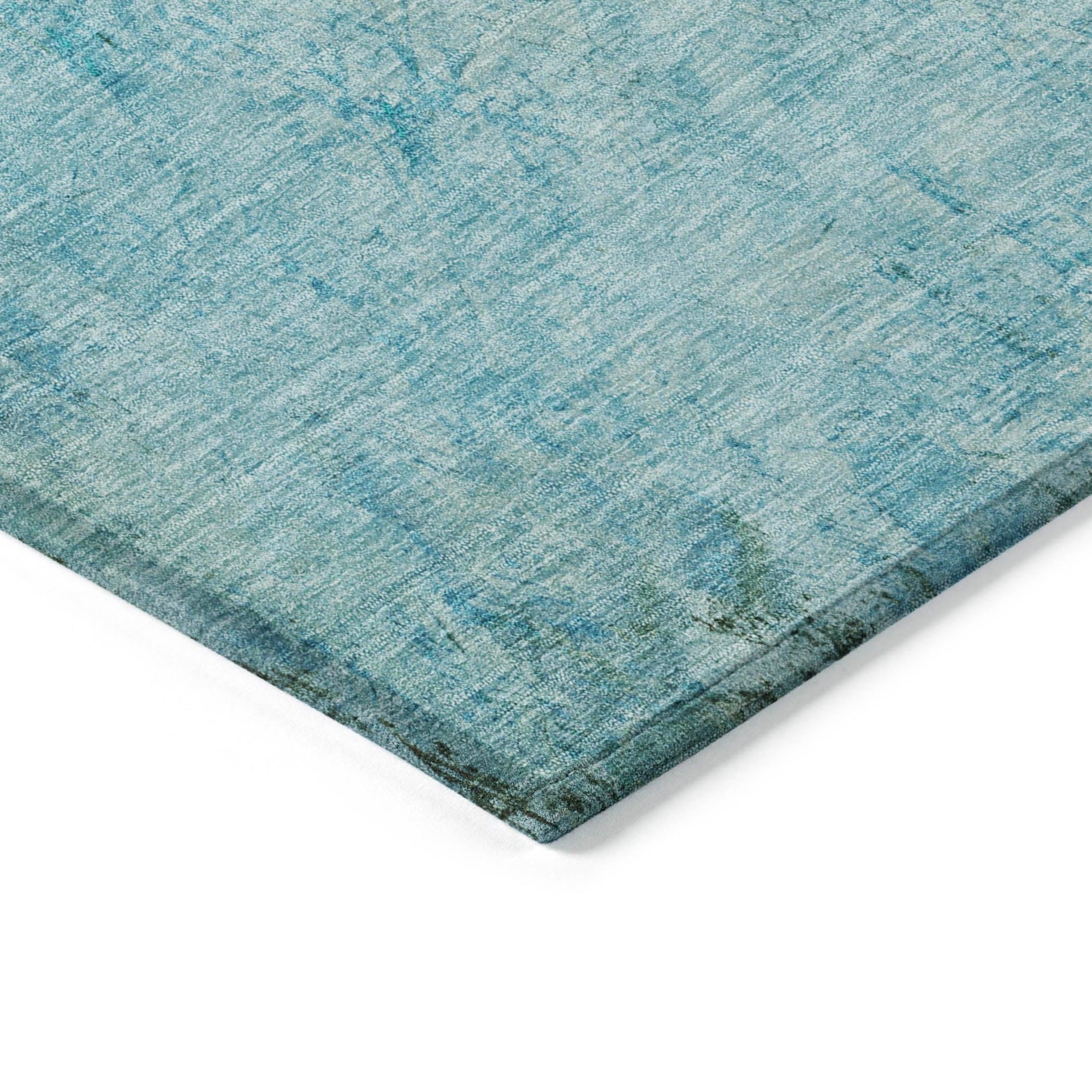 Addison Rugs Galaris Teal Washable Indoor-Outdoor Rug