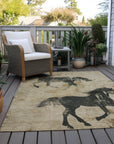 Addison Rugs Galas Brown Washable Indoor-Outdoor Rug