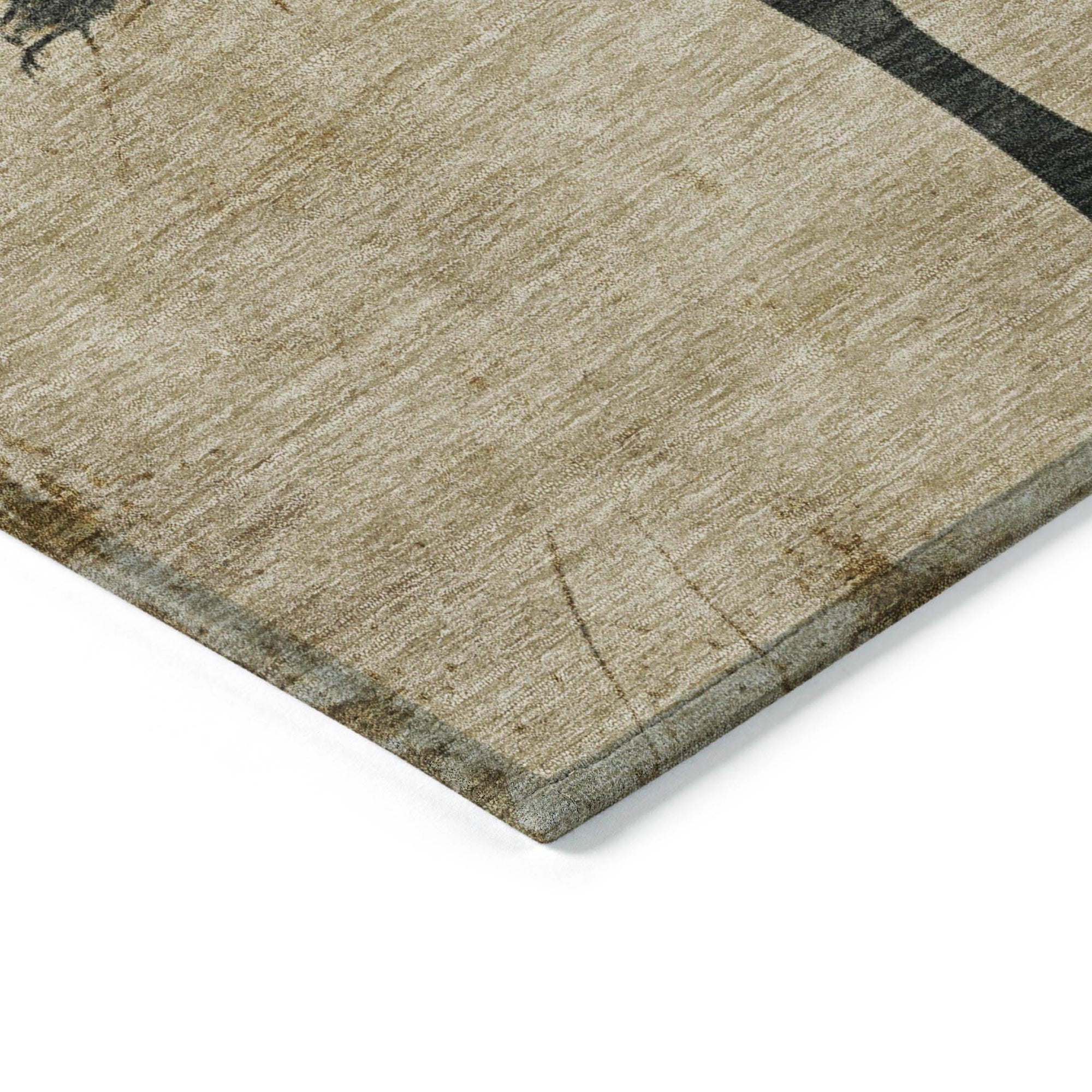 Addison Rugs Galas Brown Washable Indoor-Outdoor Rug