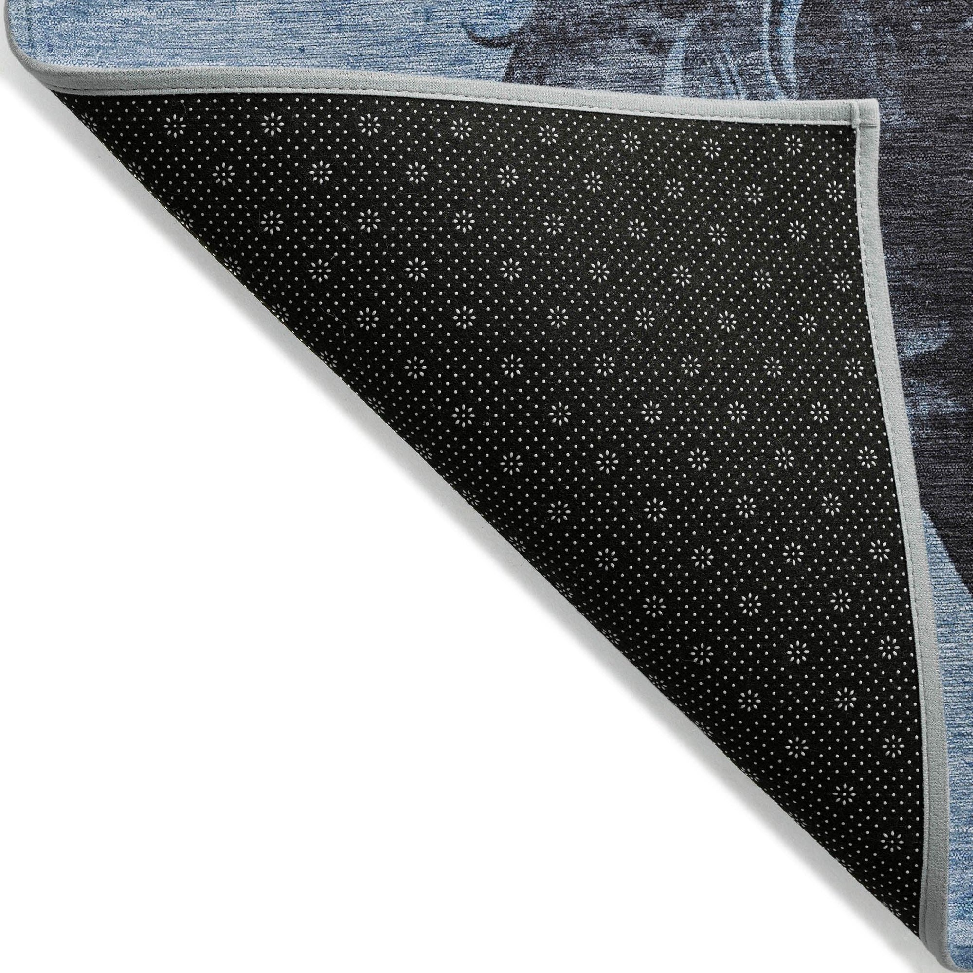 Addison Rugs Galas Blue Washable Indoor-Outdoor Rug