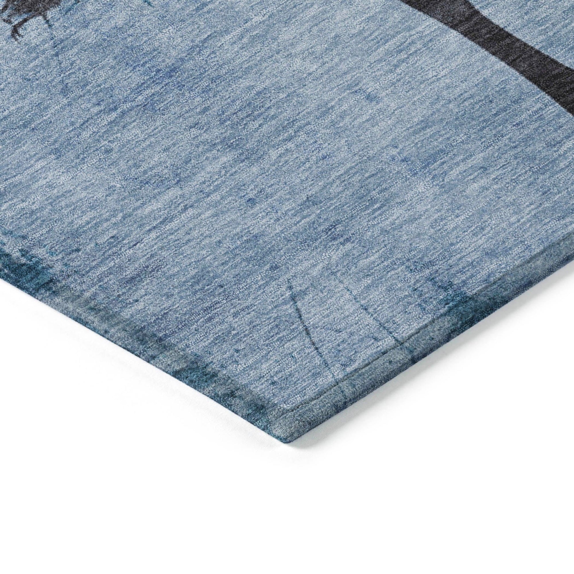 Addison Rugs Galas Blue Washable Indoor-Outdoor Rug