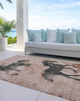 Addison Rugs Galas Orange Washable Indoor-Outdoor Rug