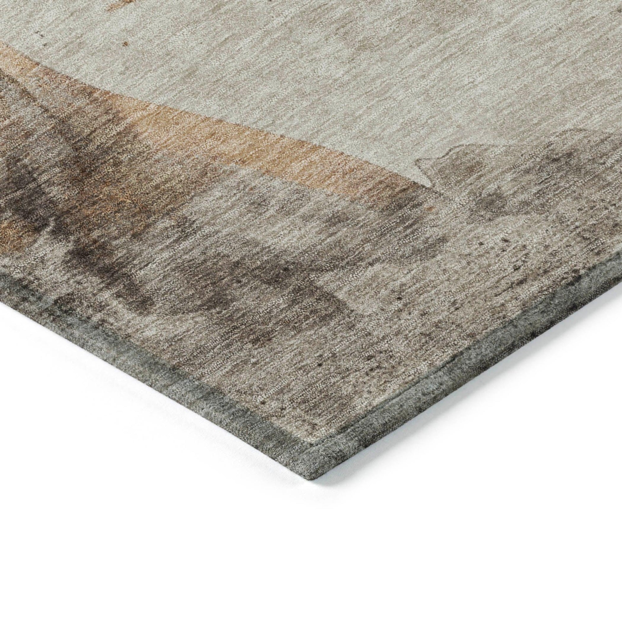 Addison Rugs Galion Brown Washable Indoor-Outdoor Rug