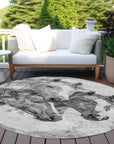 Addison Rugs Galion Gray Washable Indoor-Outdoor Rug