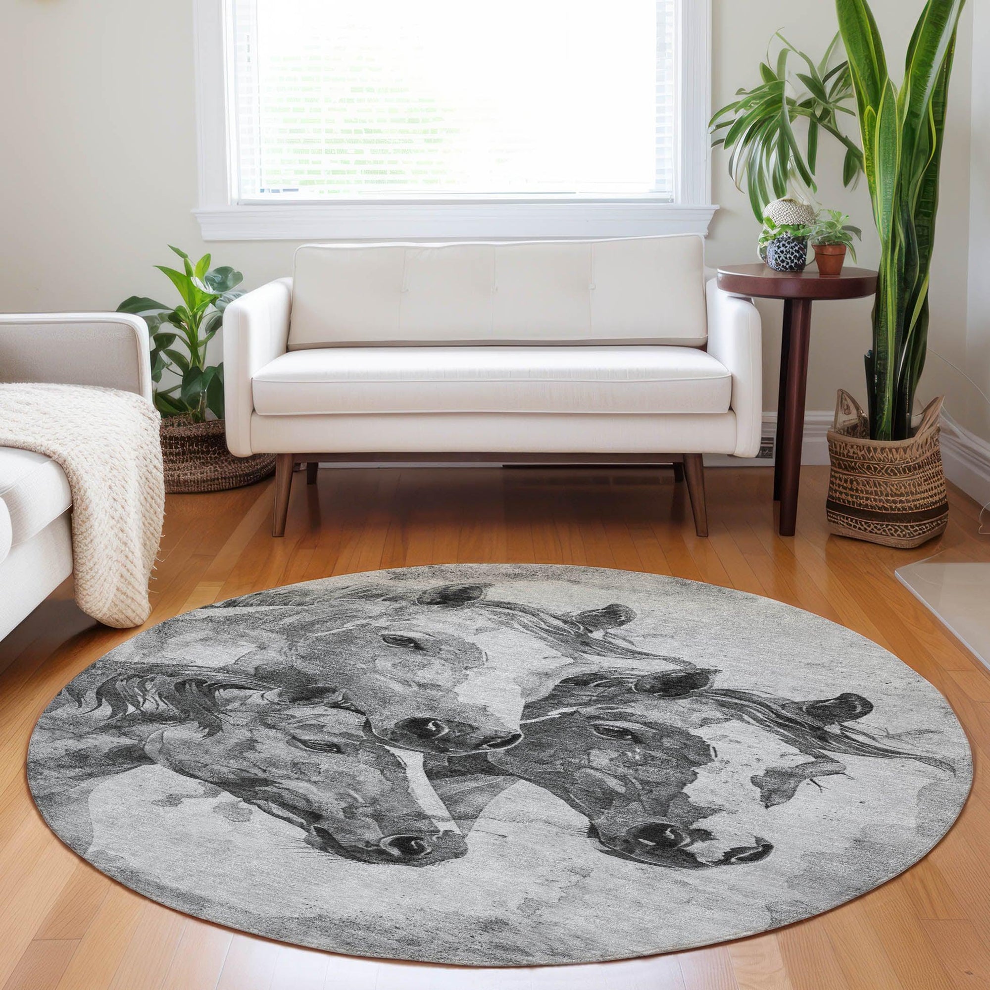 Addison Rugs Galion Gray Washable Indoor-Outdoor Rug