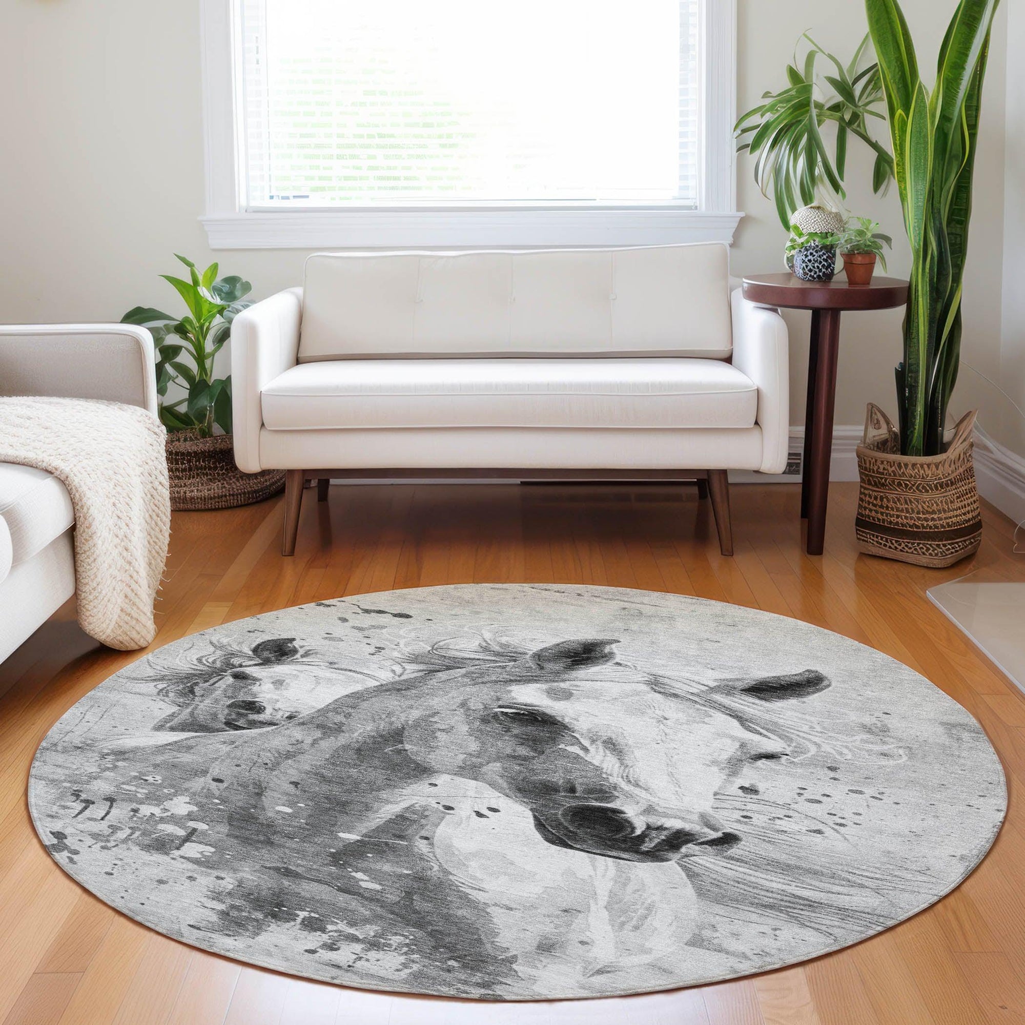 Addison Rugs Galira Gray Washable Indoor-Outdoor Rug
