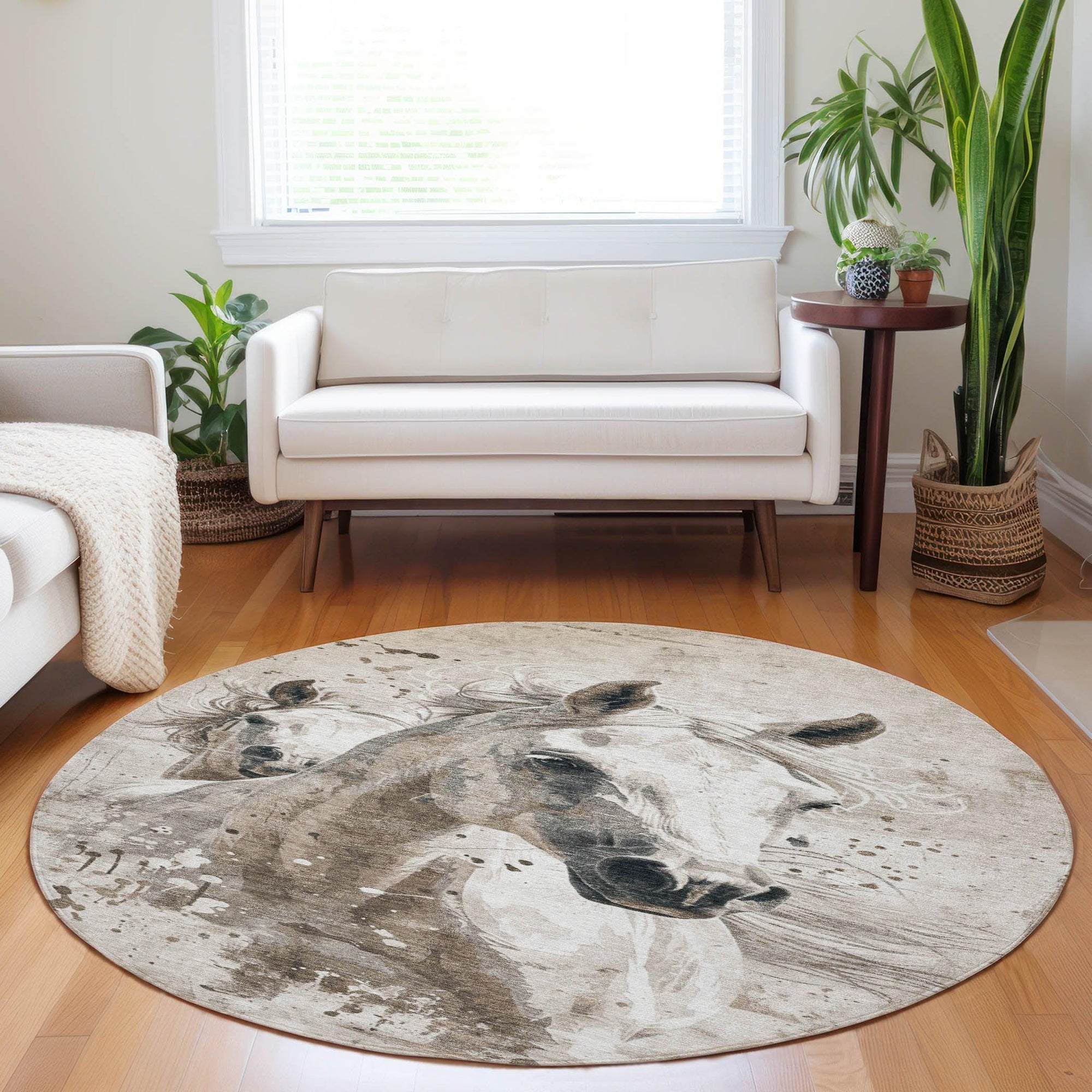 Addison Rugs Galira Ivory Washable Indoor-Outdoor Rug