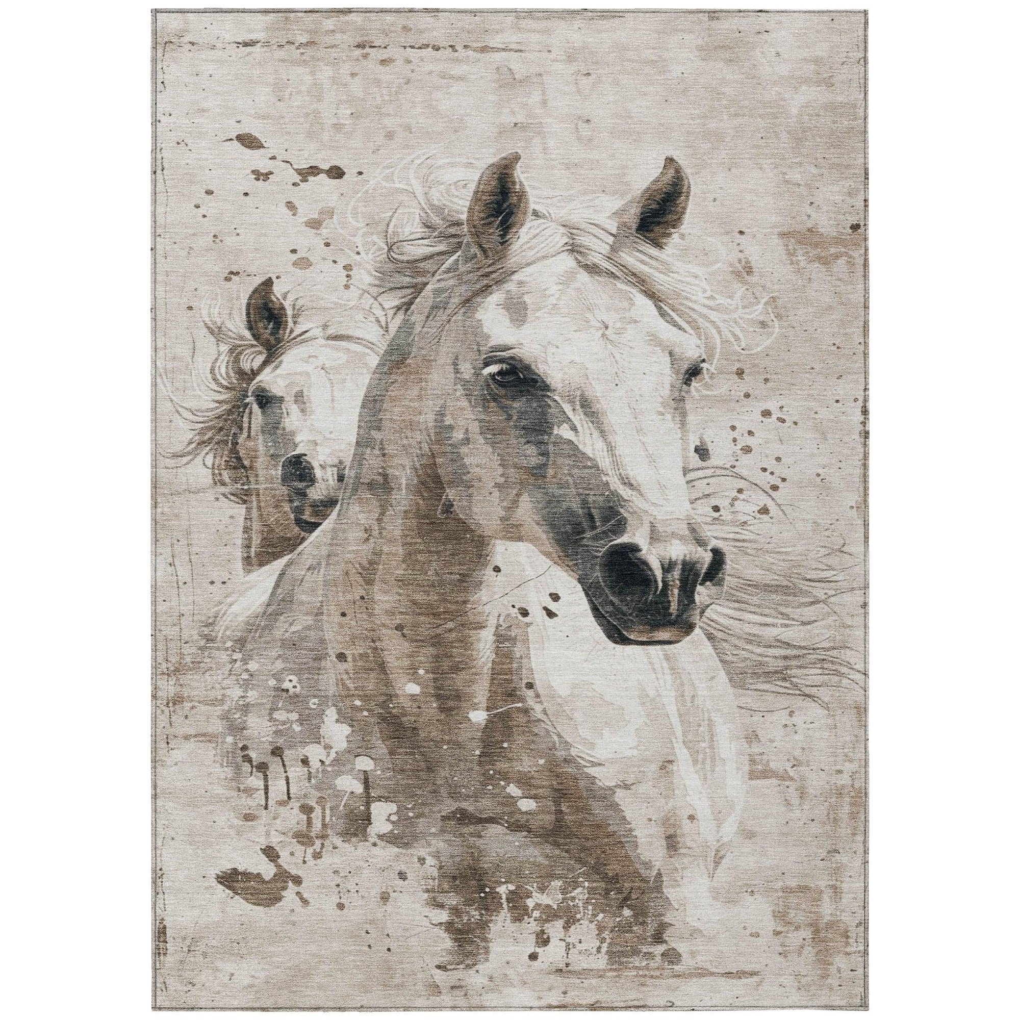 Addison Rugs Galira Ivory Washable Indoor-Outdoor Rug