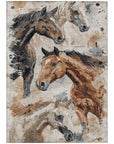 Addison Rugs Galius Brown Washable Indoor-Outdoor Rug