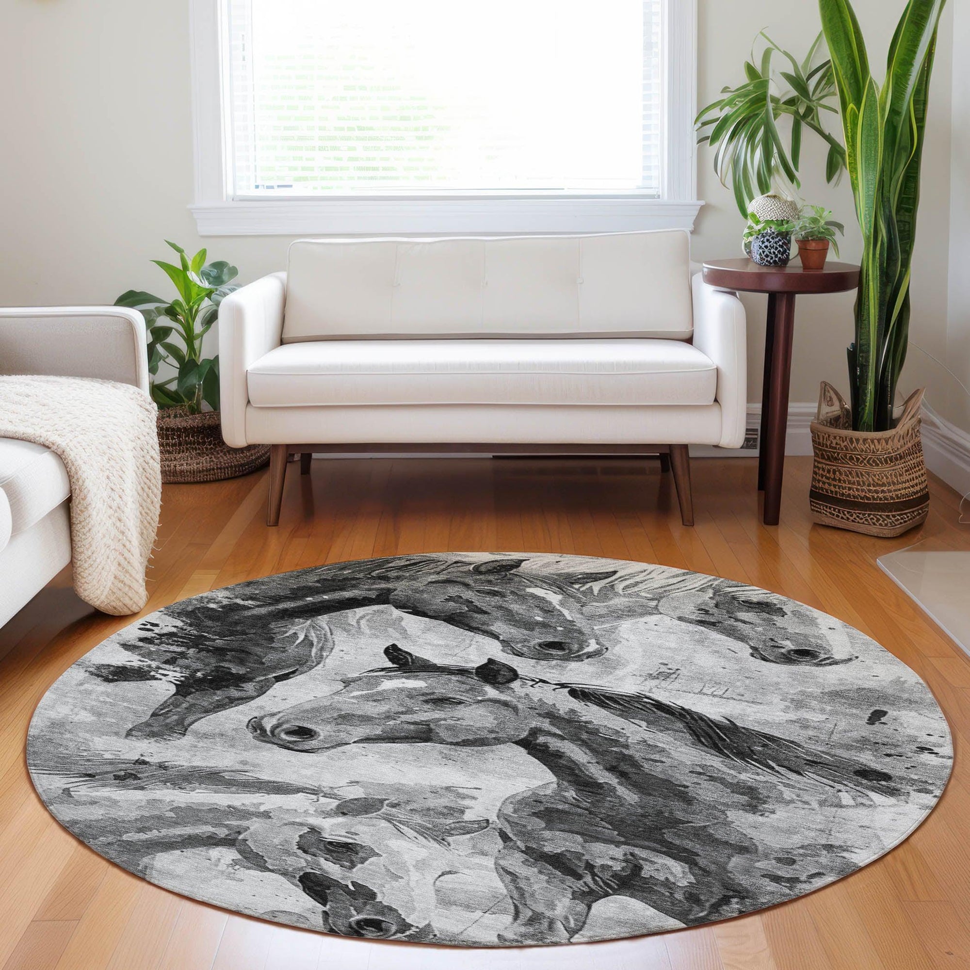 Addison Rugs Galius Gray Washable Indoor-Outdoor Rug