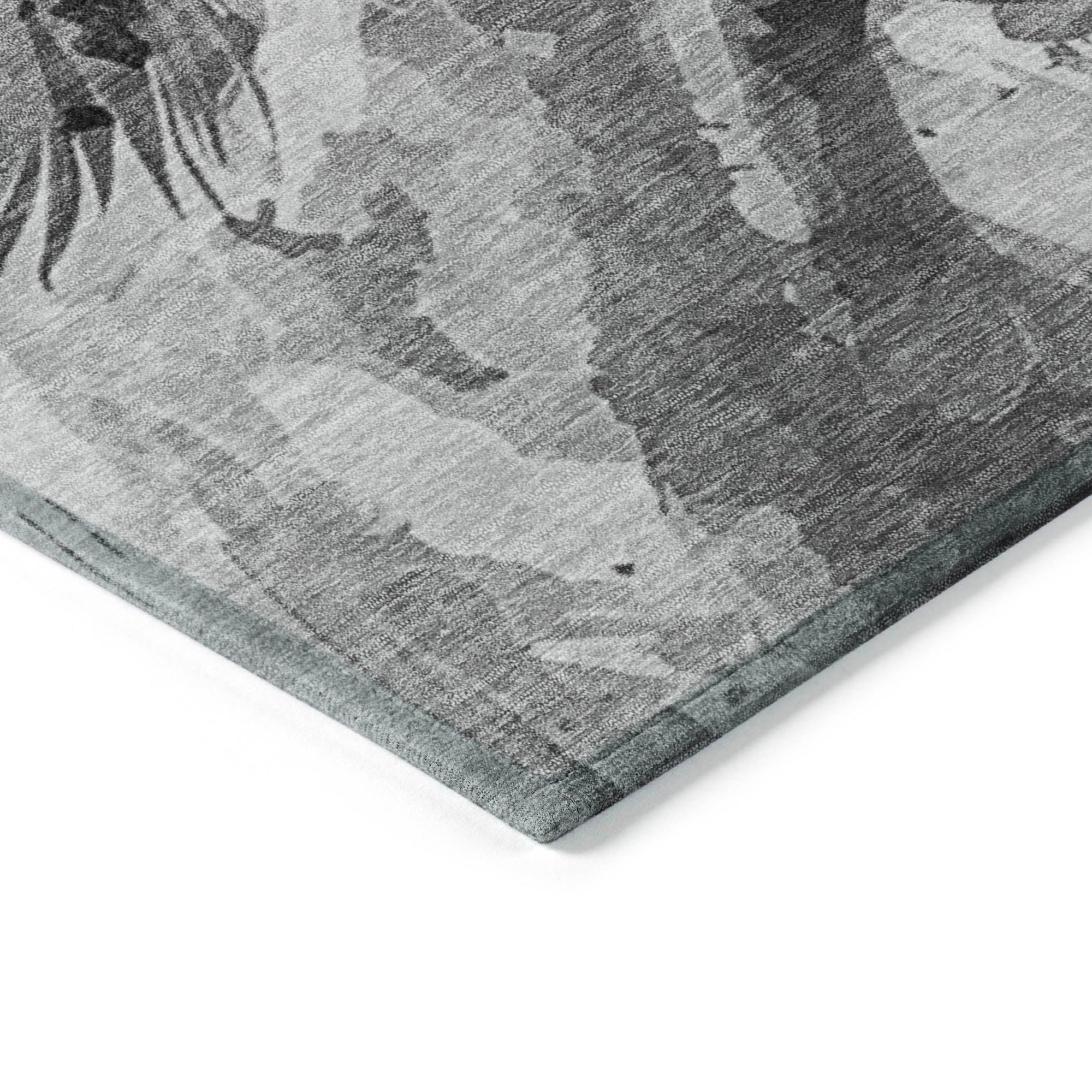 Addison Rugs Galius Gray Washable Indoor-Outdoor Rug