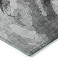 Addison Rugs Galius Gray Washable Indoor-Outdoor Rug