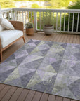 Addison Rugs Galon Lavender Washable Indoor-Outdoor Rug