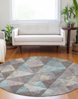 Addison Rugs Galon Brown Washable Indoor-Outdoor Rug