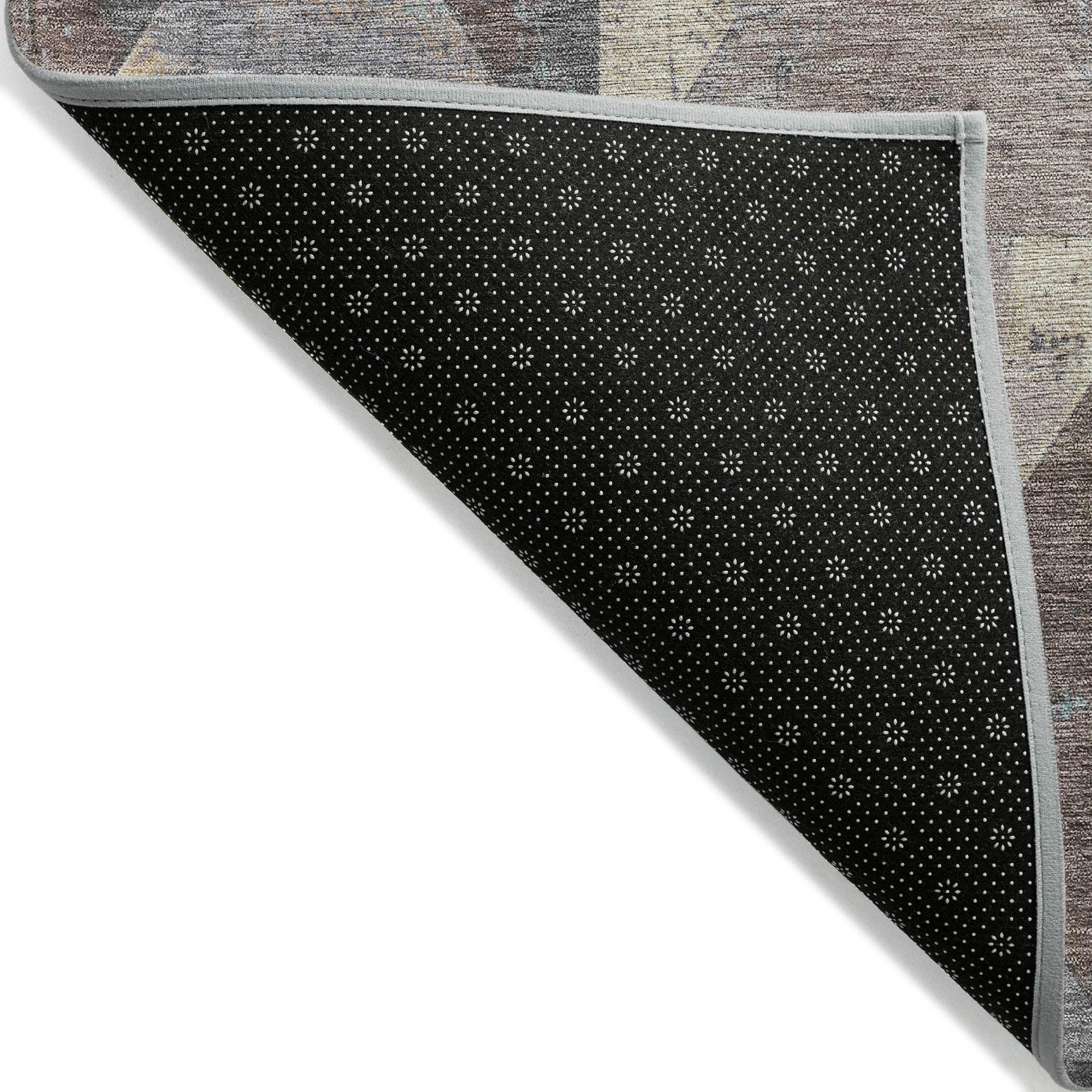 Addison Rugs Galon Brown Washable Indoor-Outdoor Rug