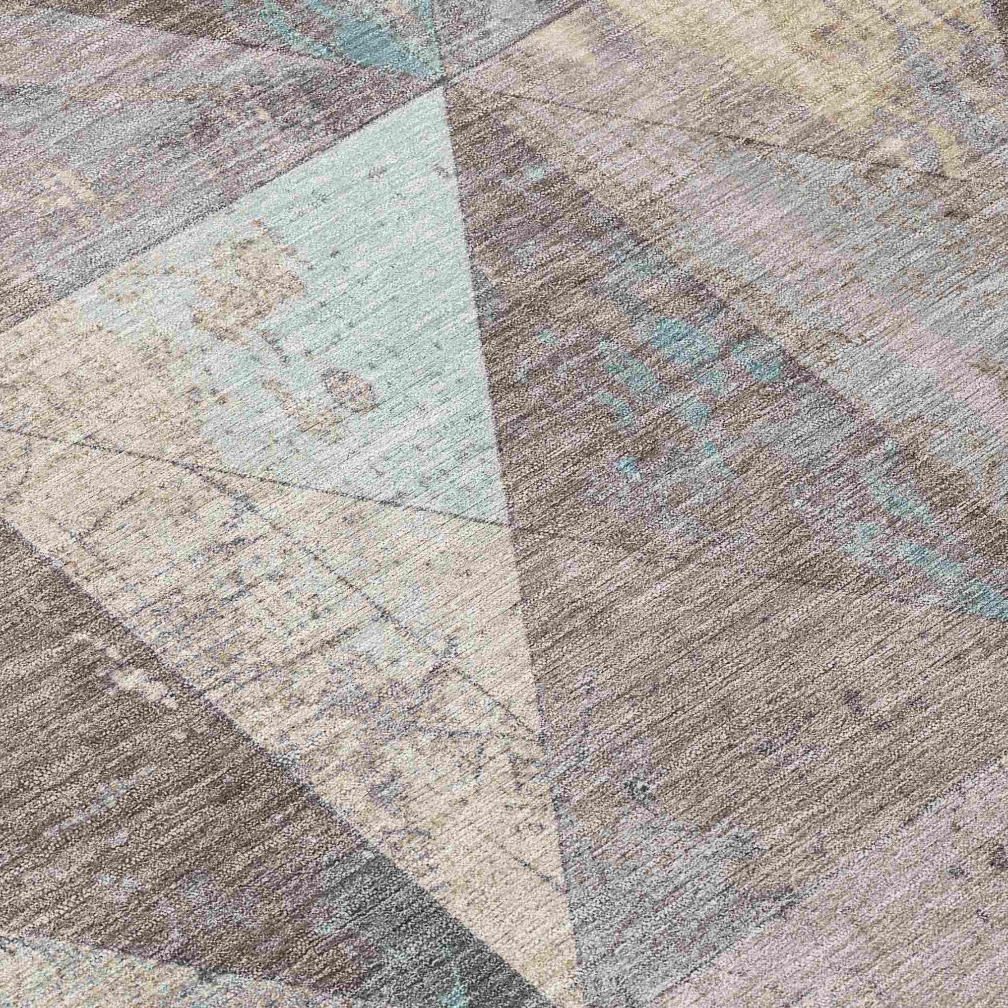 Addison Rugs Galon Brown Washable Indoor-Outdoor Rug