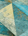 Addison Rugs Galon Teal Washable Indoor-Outdoor Rug