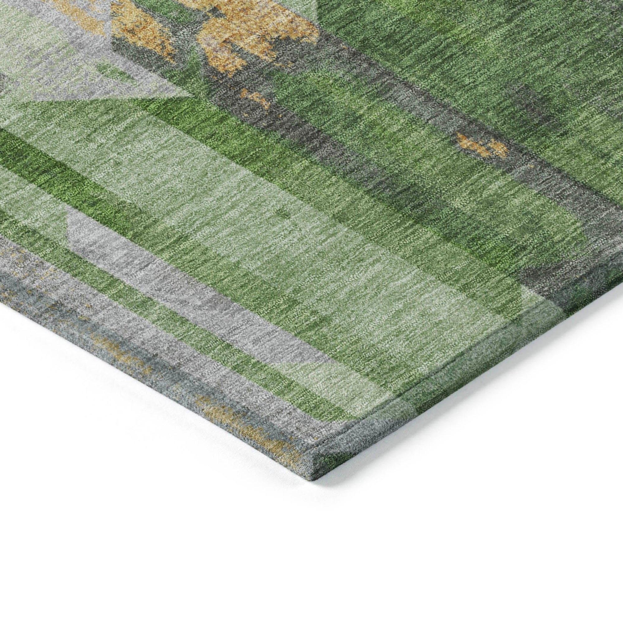 Addison Rugs Galor Green Washable Indoor-Outdoor Rug