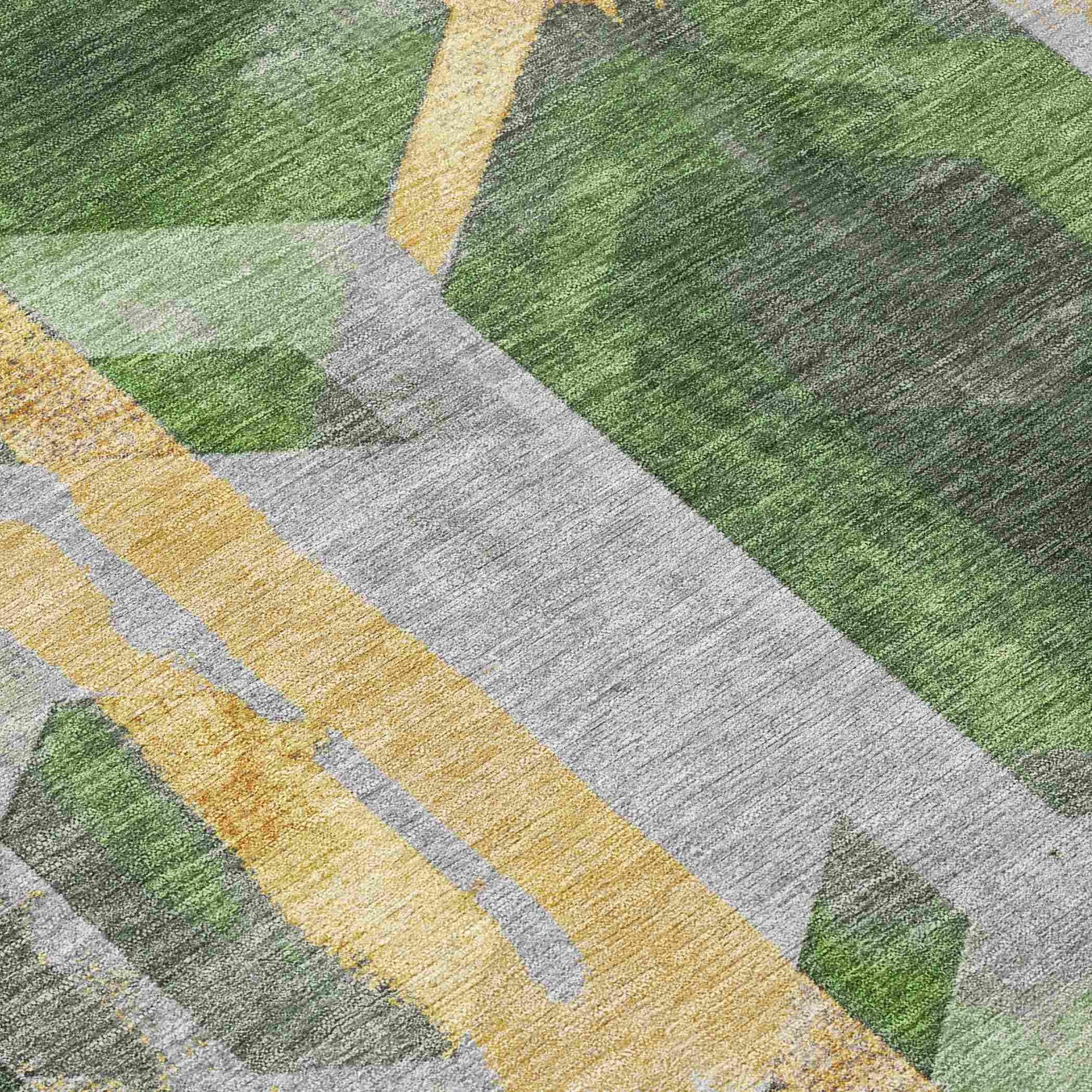 Addison Rugs Galor Green Washable Indoor-Outdoor Rug