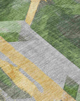 Addison Rugs Galor Green Washable Indoor-Outdoor Rug