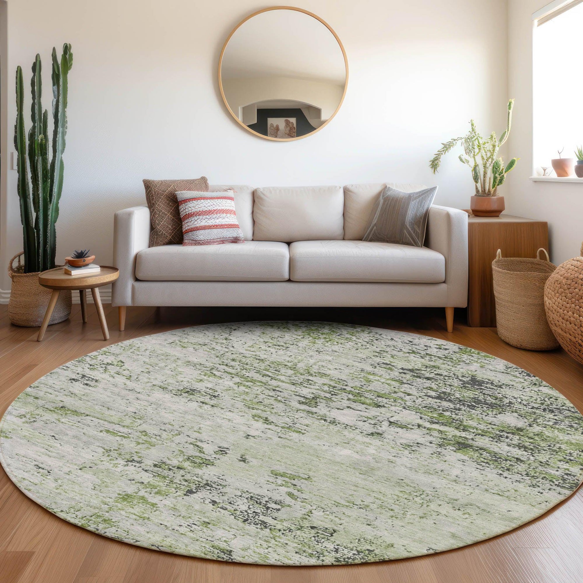 Addison Rugs Galora Aloe Washable Indoor-Outdoor Rug