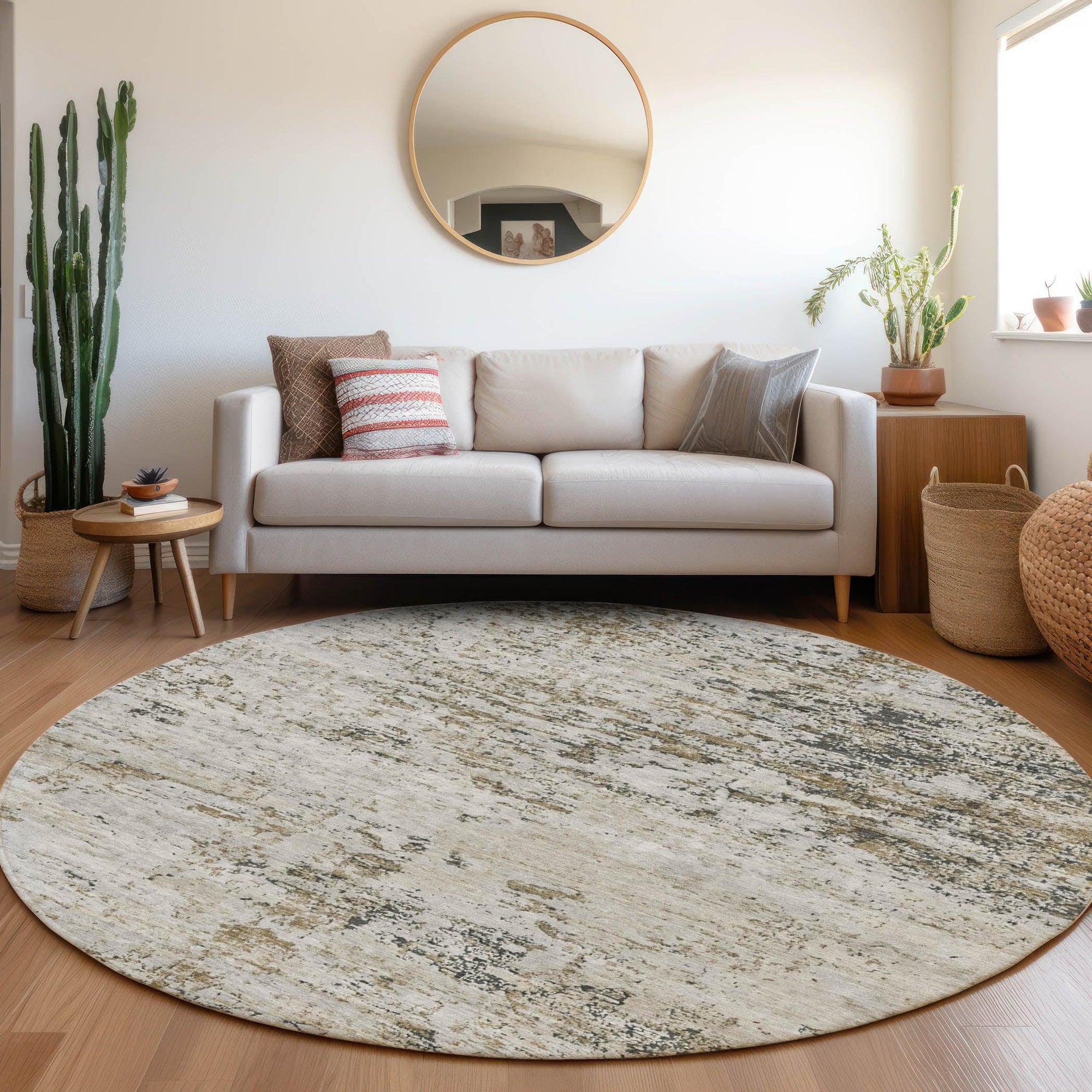 Addison Rugs Galora Brown Washable Indoor-Outdoor Rug