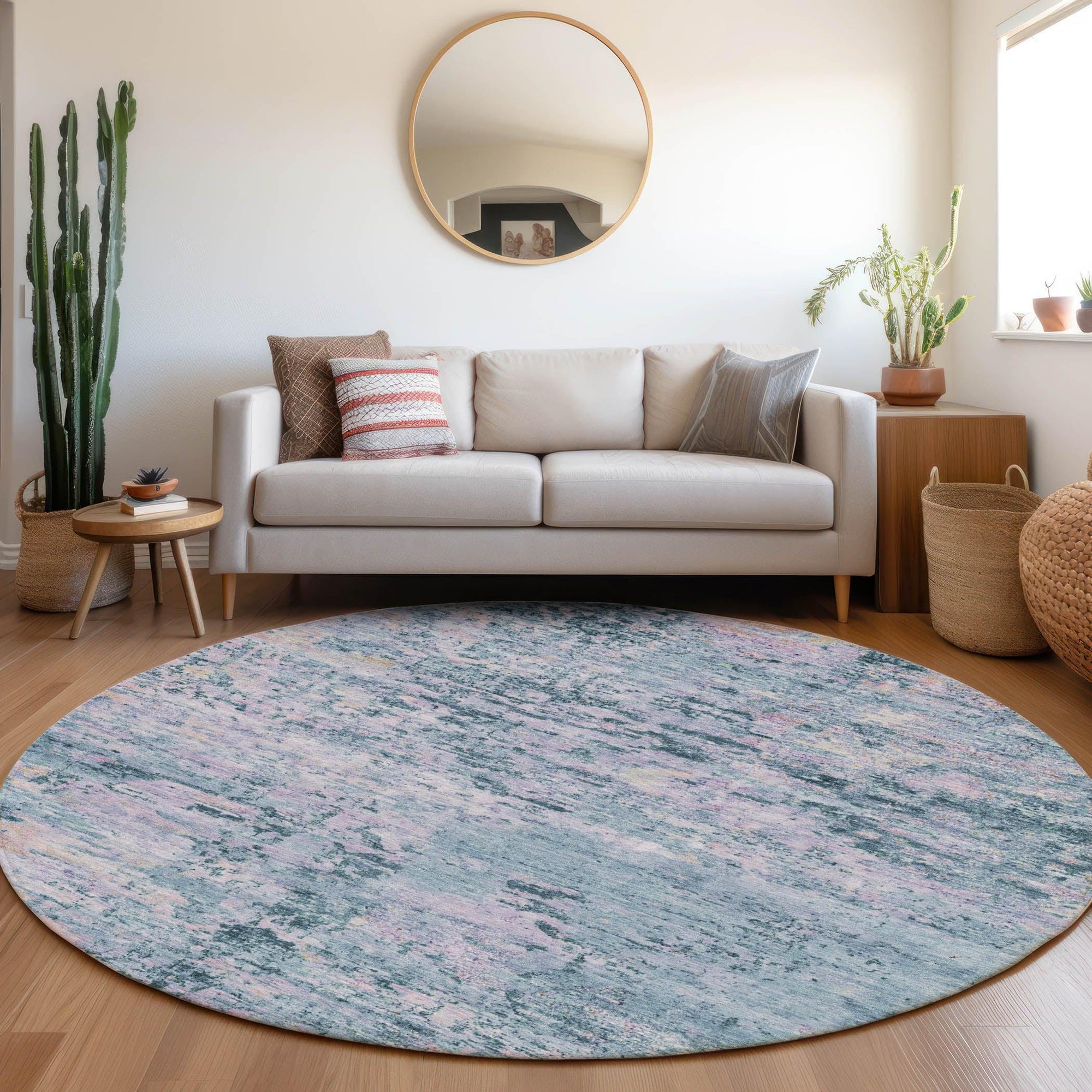 Addison Rugs Galora Blue Washable Indoor-Outdoor Rug