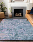 Addison Rugs Galora Blue Washable Indoor-Outdoor Rug